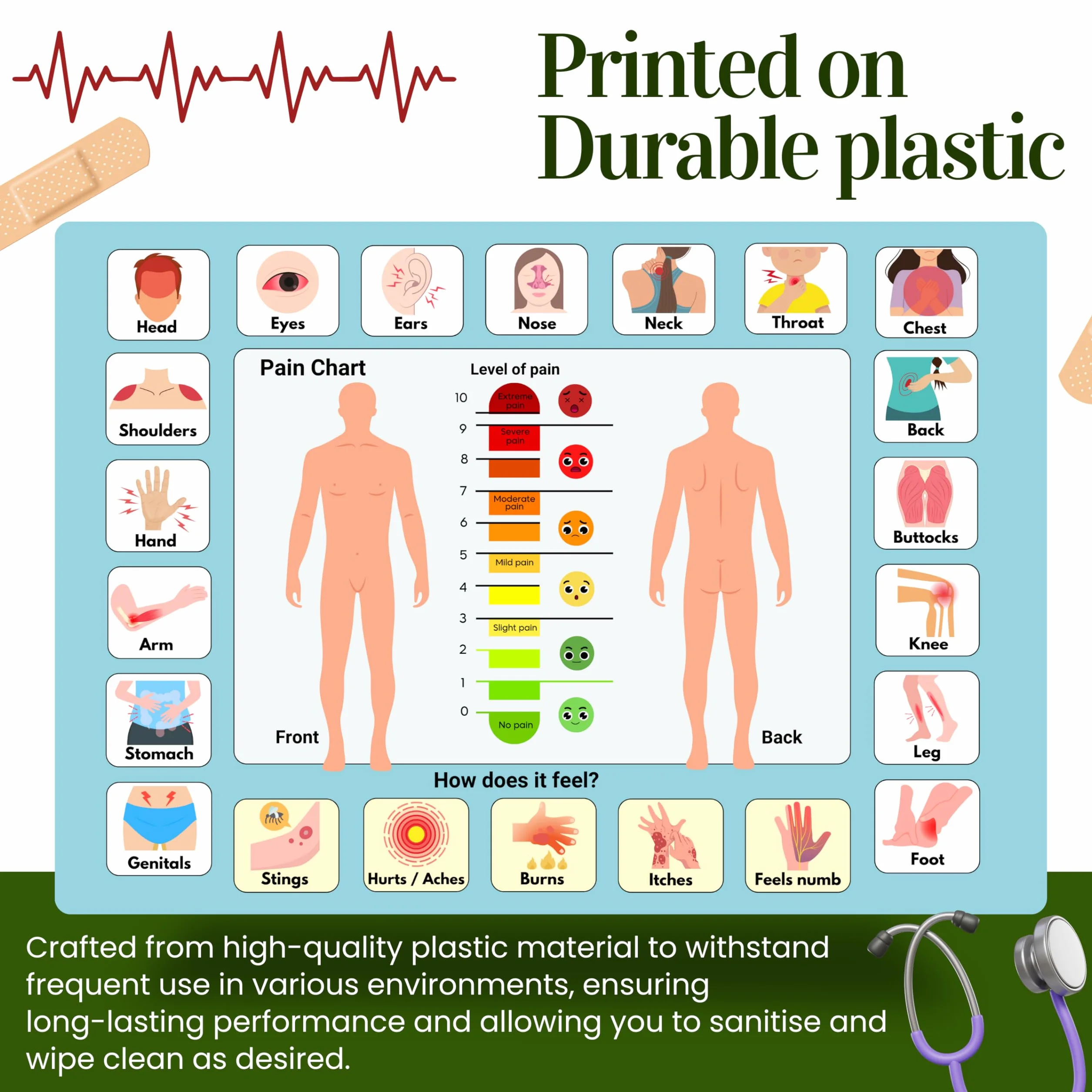 Tavola di Comunicazione in Plastica per Adulti Non Verbali, Carte di Comunicazione con Immagini e Simboli per Afasia, Pazienti Post-Ictus, Uso Ospedaliero e Residenze Assistite