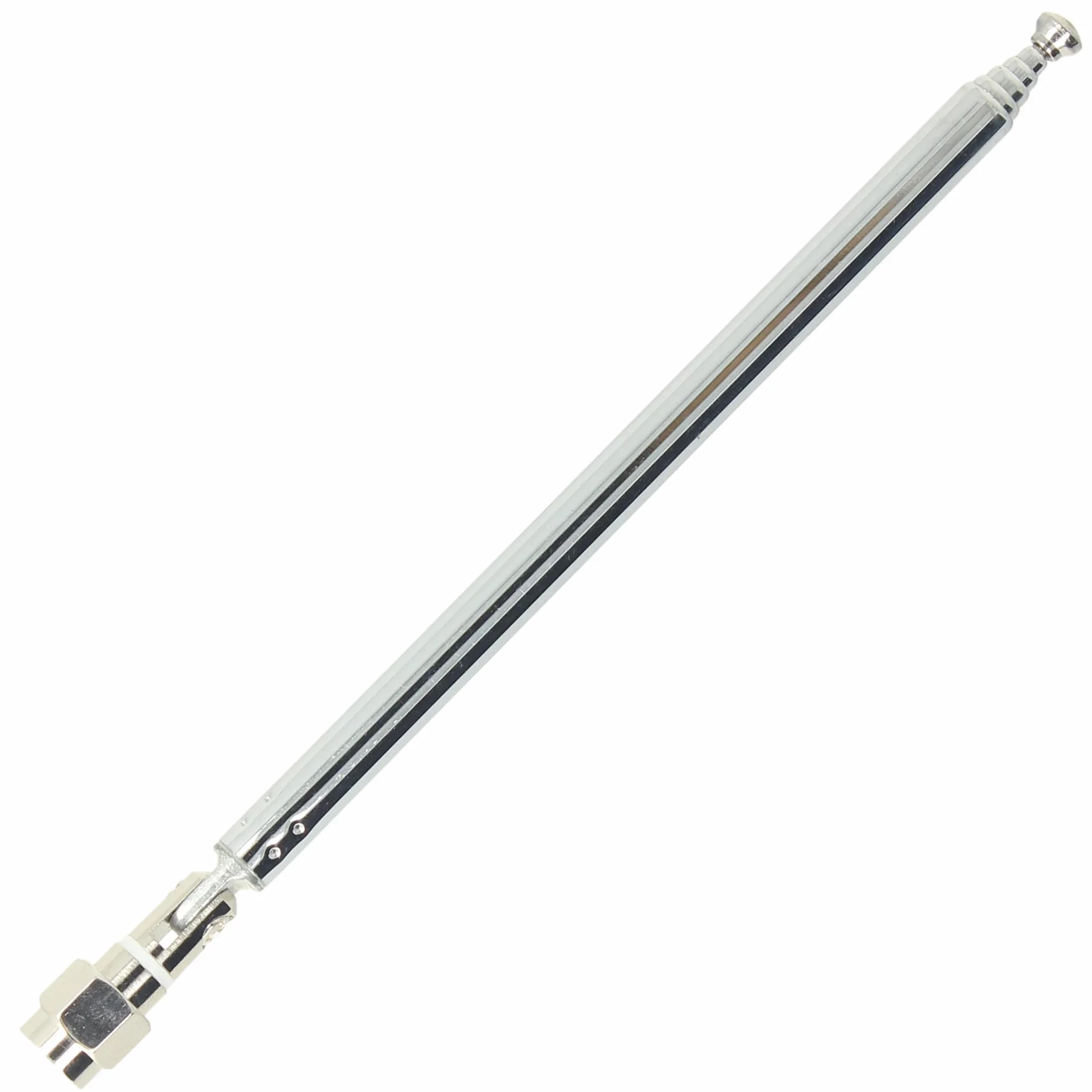 Antenna telescopica da 50 ohm (12-47 cm) con spina SMA - Antenna universale a banda larga per scanner, SDR, misuratori e radio amatoriale (40 MHz-6 GHz)