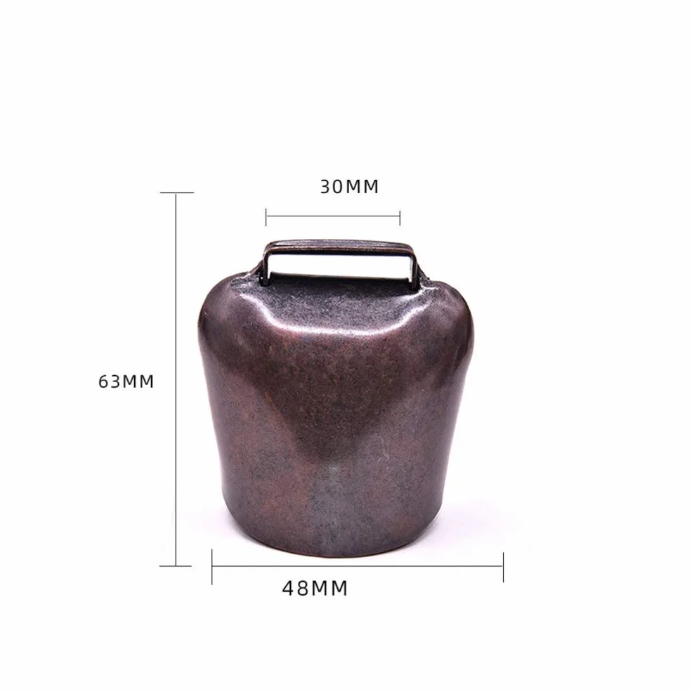EXCEART Campanacci per Mucche e Pecore 2 Pezzi in Bronzo Portatili