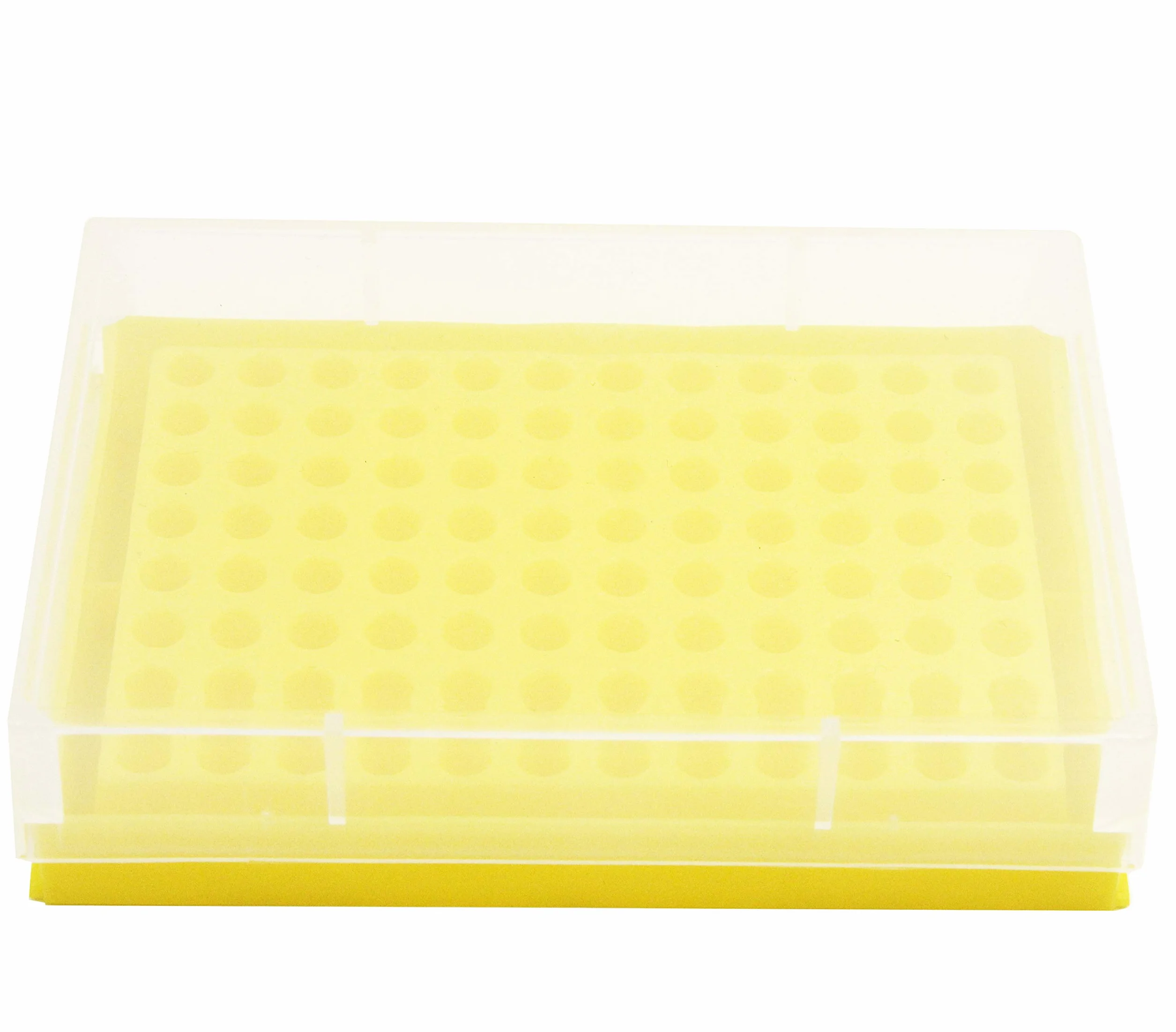 Rack per provette PCR per microtubi 0,2 ml, Matrice 8x12, Blu/Giallo/Viola/Verde
