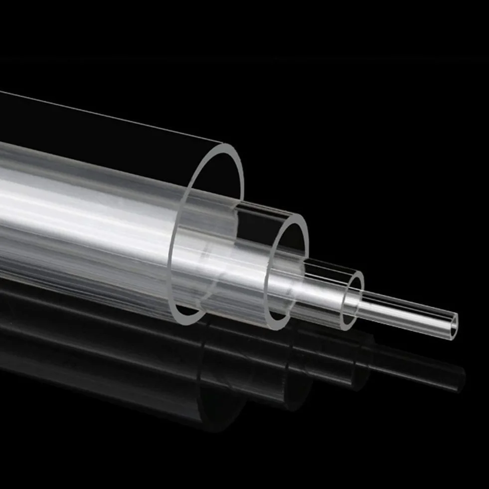 Tubo in Acrilico XT Trasparente Spessore Parete 2mm 6 Radici 50cm Diametro 13mm
