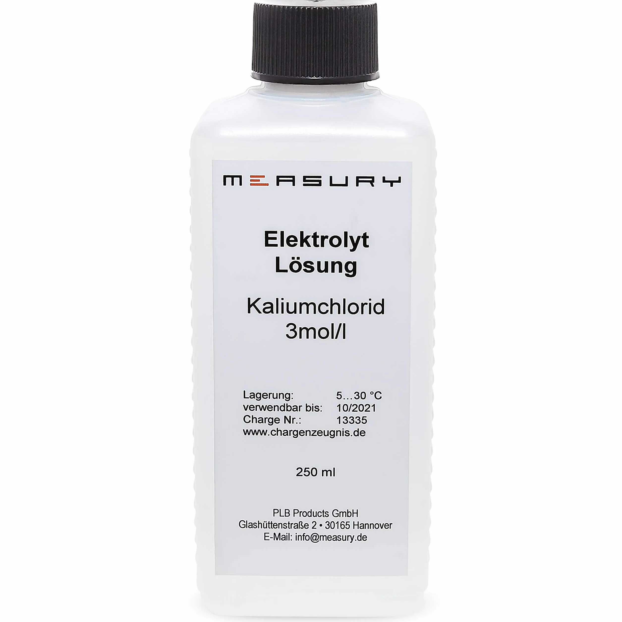 Soluzione di cloruro di potassio Measury KCL 3 MOL per elettrodi pH e redox