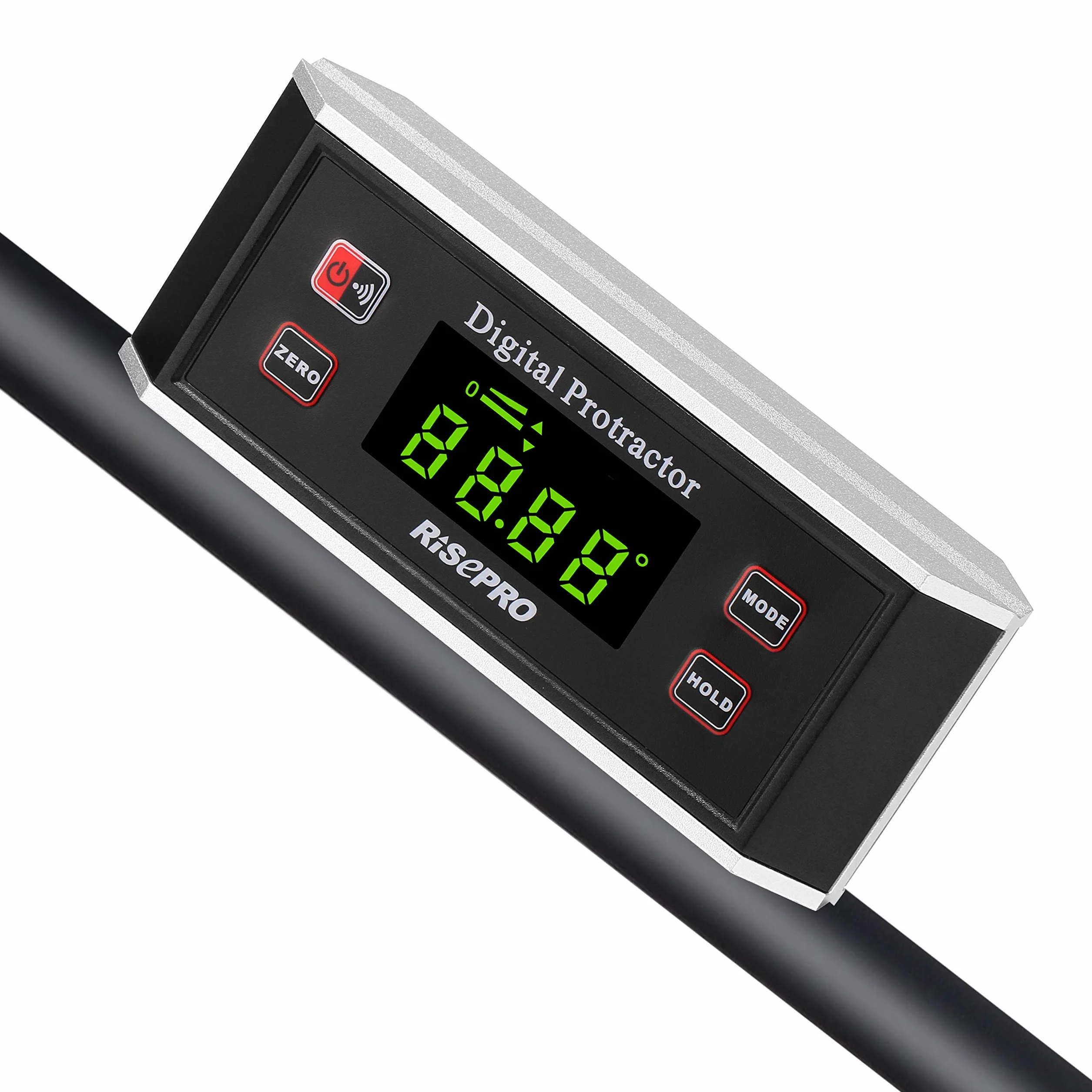 Risepro® Inclinometro digitale magnetico 0~360 gradi con retroilluminazione 82413B