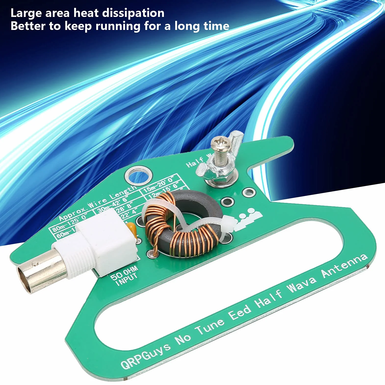 No Tune End Fed Half Antenna 50ohms Impedenza Componente Modulo Antenna Portatile Montaggio Facile Portable