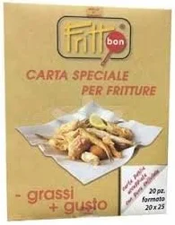 CUBEX PROFESSIONAL CARTA PER FRITTURE AD ALTISSIMA ASSORBENZA 38X50CM 1 PACCO X 50 FOGLI