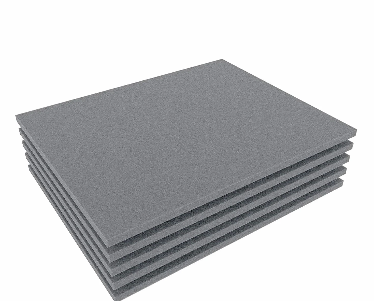 Foglio polietilene espanso 5 mm Isolante Imbottitura 30x20 cm 5 pezzi grigio antracite