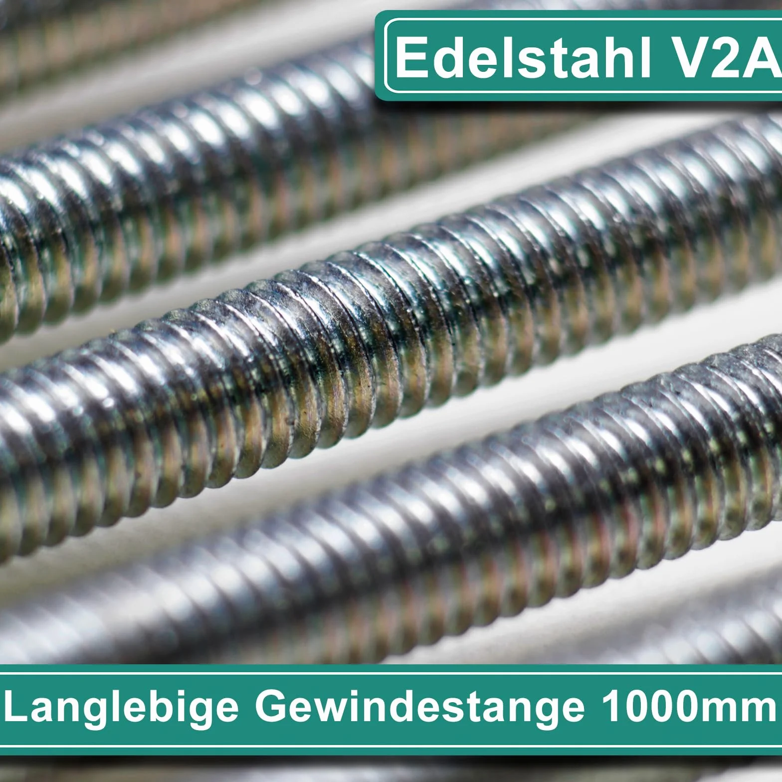 PRIOstahl barre filettate DIN 976 M12 1 m acciaio inox V2A