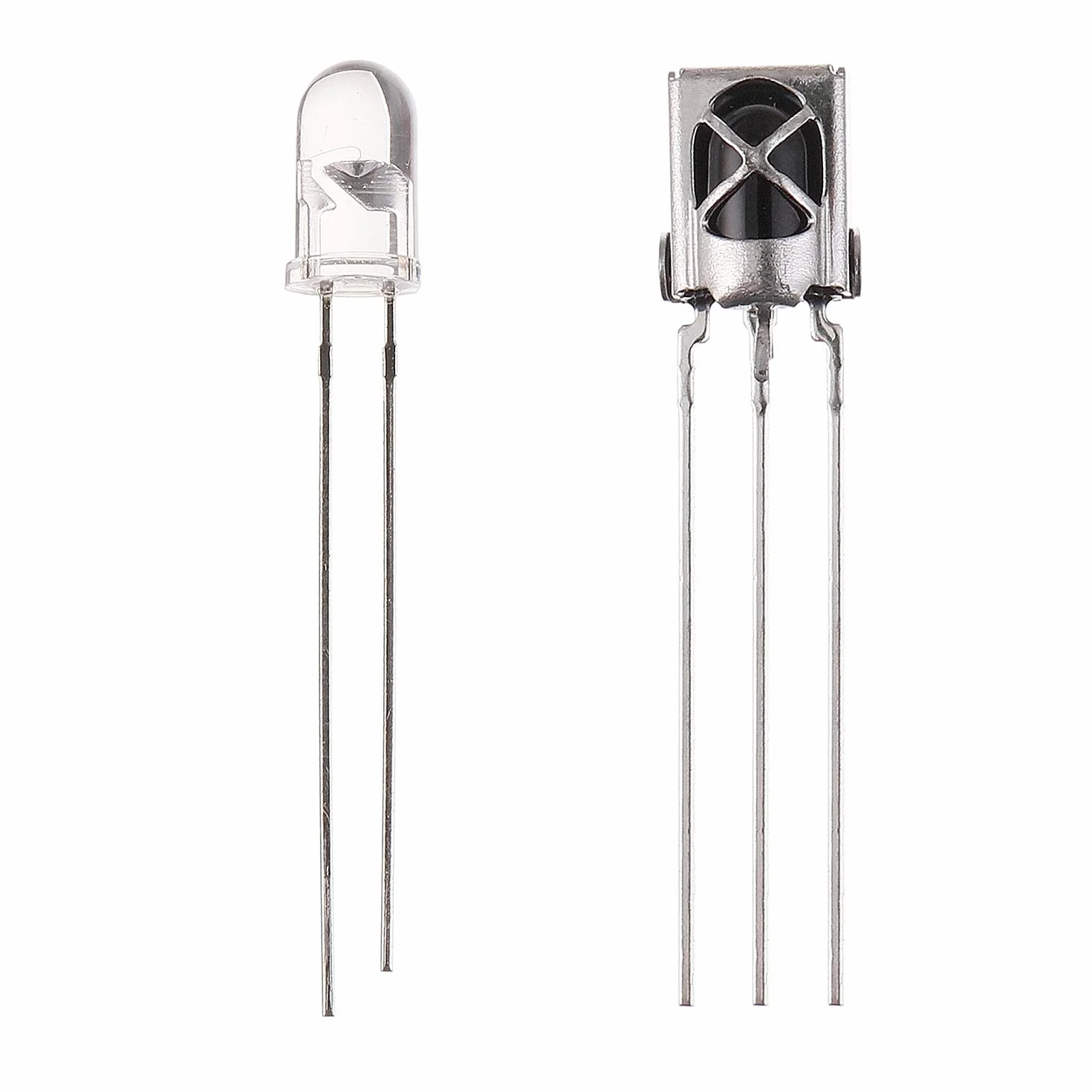 BOJACK LED Emettitore a infrarossi e diodo ricevitore IR, LED Emissione a infrarossi e tubo ricevitore per Arduino （confezione da 10 paia）