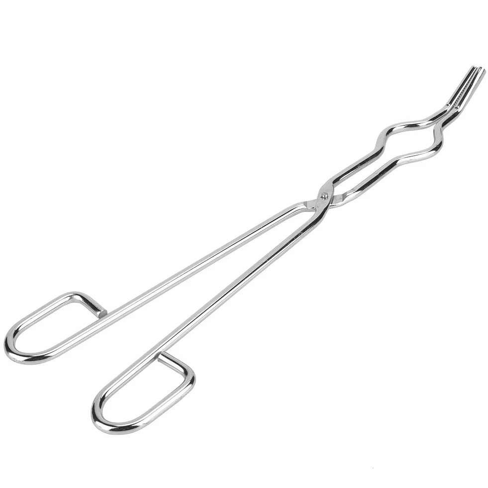 Pinza per Crogiolo in Acciaio Inossidabile Pinza per Supporto per Bicchiere da 7 Mm Presa Antiscivolo per Carichi Pesanti, Rivetto di Classe Aeronautica per stabilità (300
