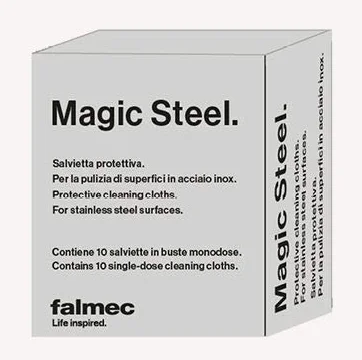 Falmec Magic Steel 10 salviette per pulizia e protezione acciaio