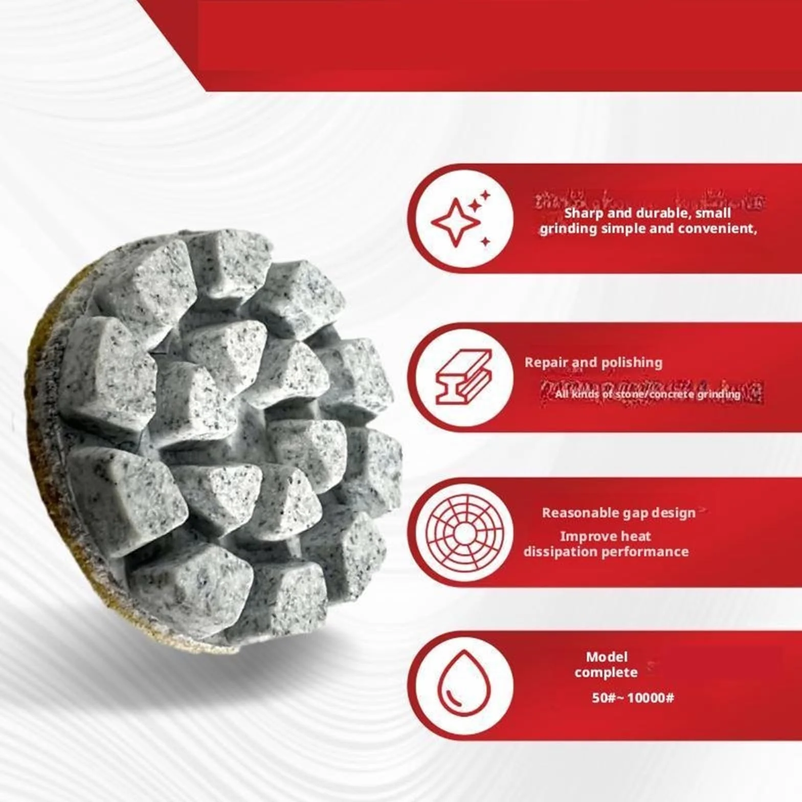 Dischi diamantati lucidatura 25 mm marmo granito pietre preziose autoadesivi resina flessibile 40pcs