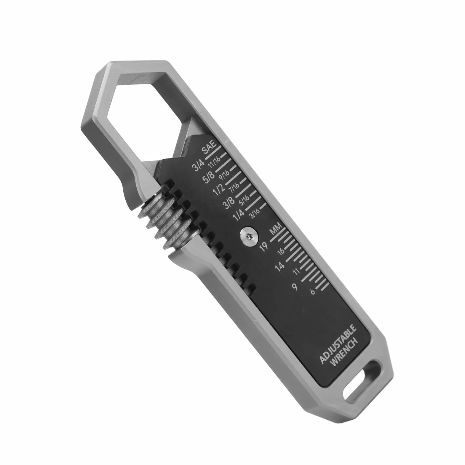 Generic S EDC Wrench Tools Clip Morsetto Pieghevole Smontaggio Chiave Clip Chiusura Pieghevole Portatile Chiave Regolabile