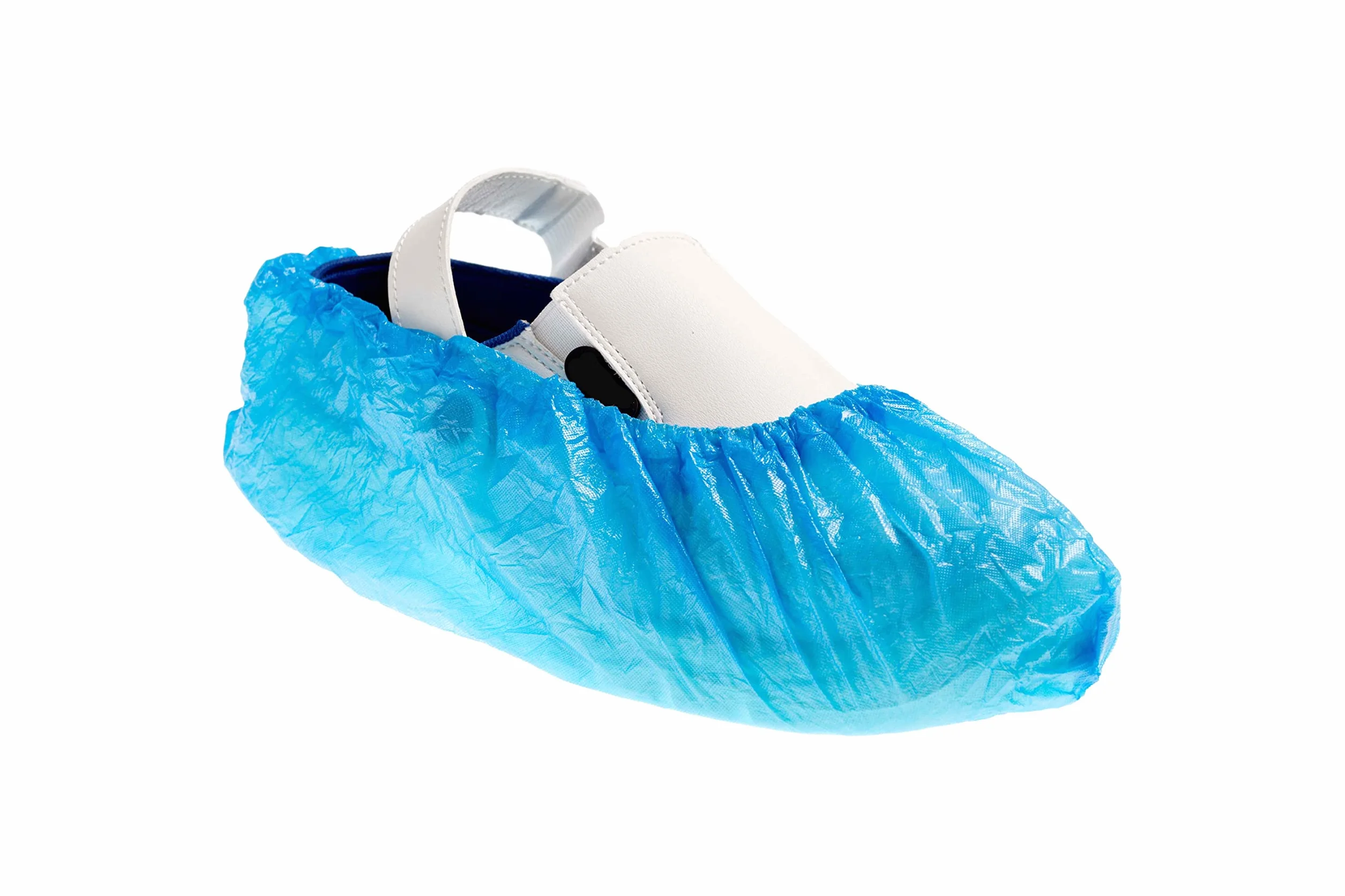 Copriscarpe Impermeabili MAQA 100 pz 42 cm Calzari Monouso USA e Getta Antiscivolo Blu