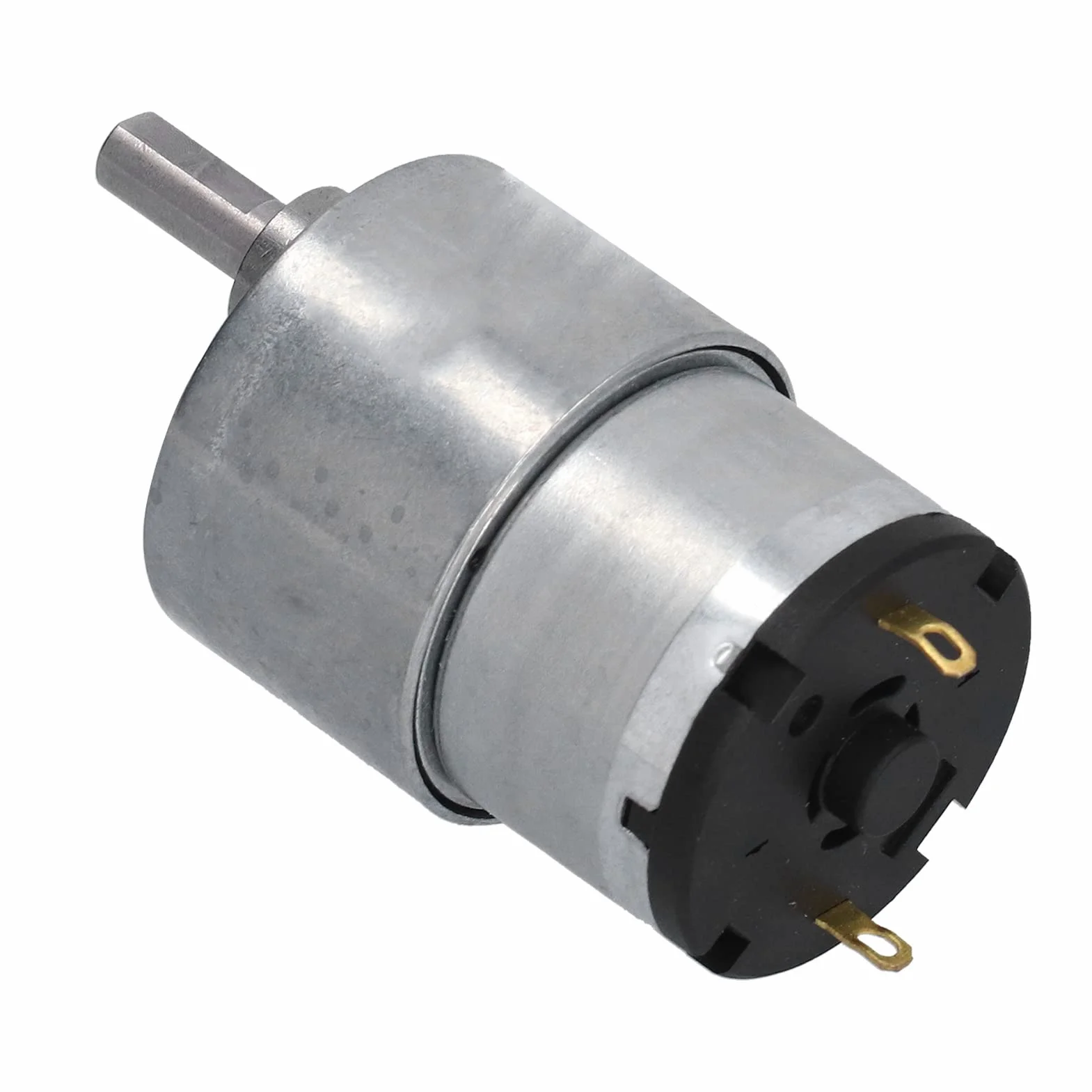 Motoriduttore DC 12V 66RPM con Albero 6mm, Motore in Filo di Rame Riduzione Velocità CW CCW per Ventole Elettriche JGB37-520
