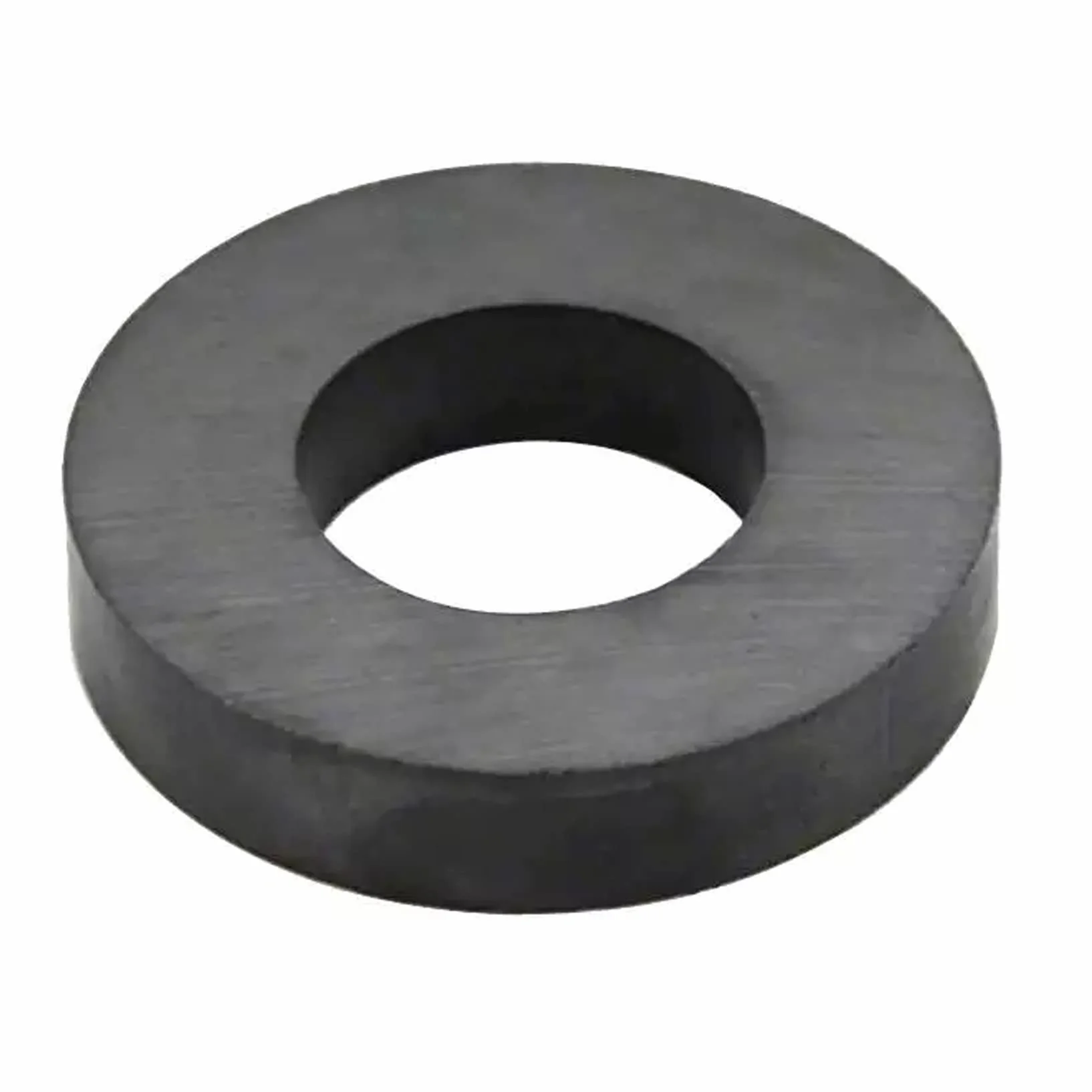 Magnete Tondo con Foro, Magnete ad anello in ferrite, diametro 60mm, per esperimenti elettronici e scientifici, colore nero