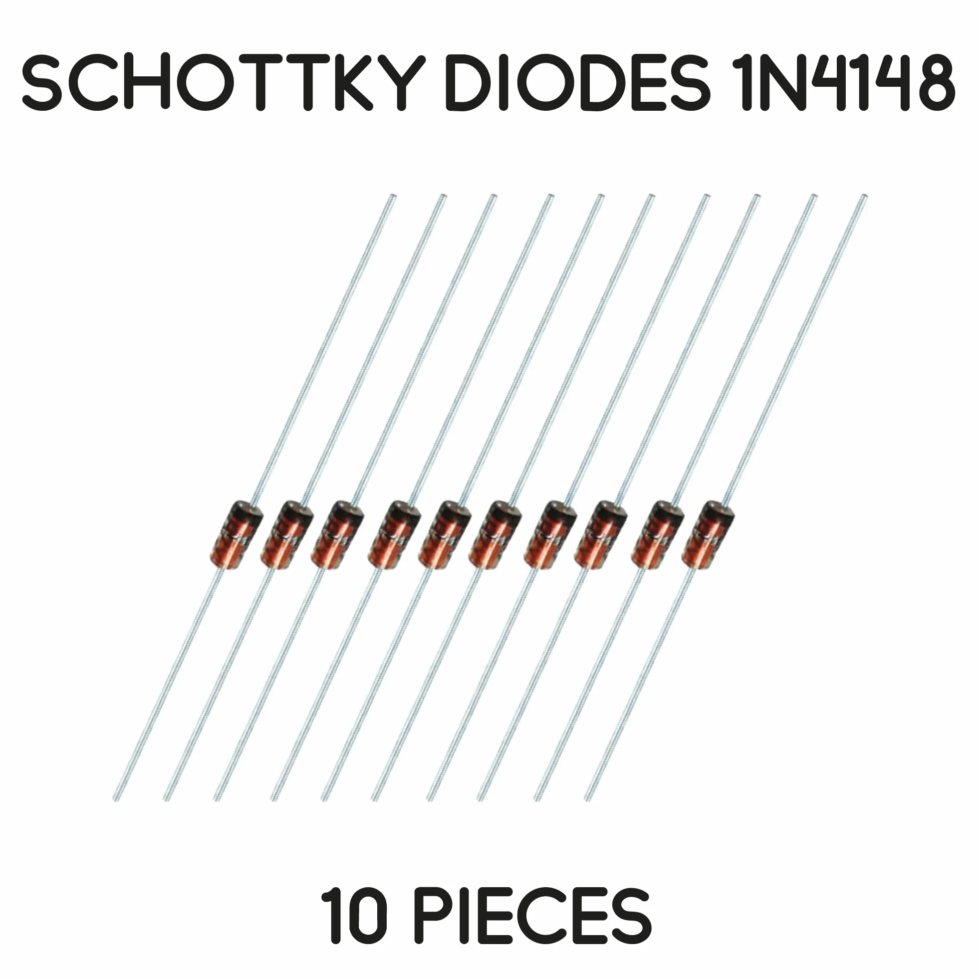 Diodi switching 1N4148-10 pezzi