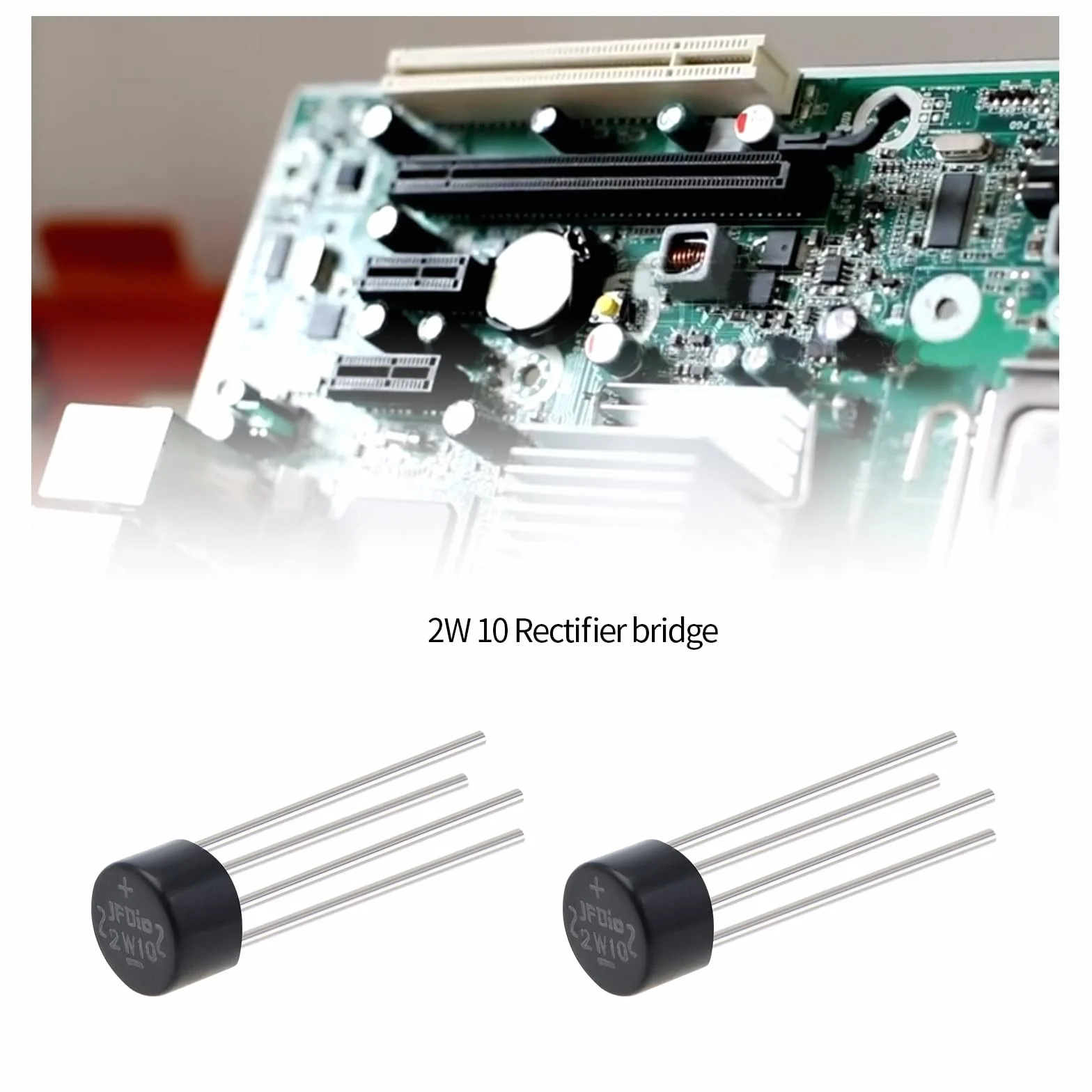 The Lord of the Tools 30Pcs 2W10 2A 1000V Diodi Raddrizzatori a Ponte Assiale Full Wave Silicone