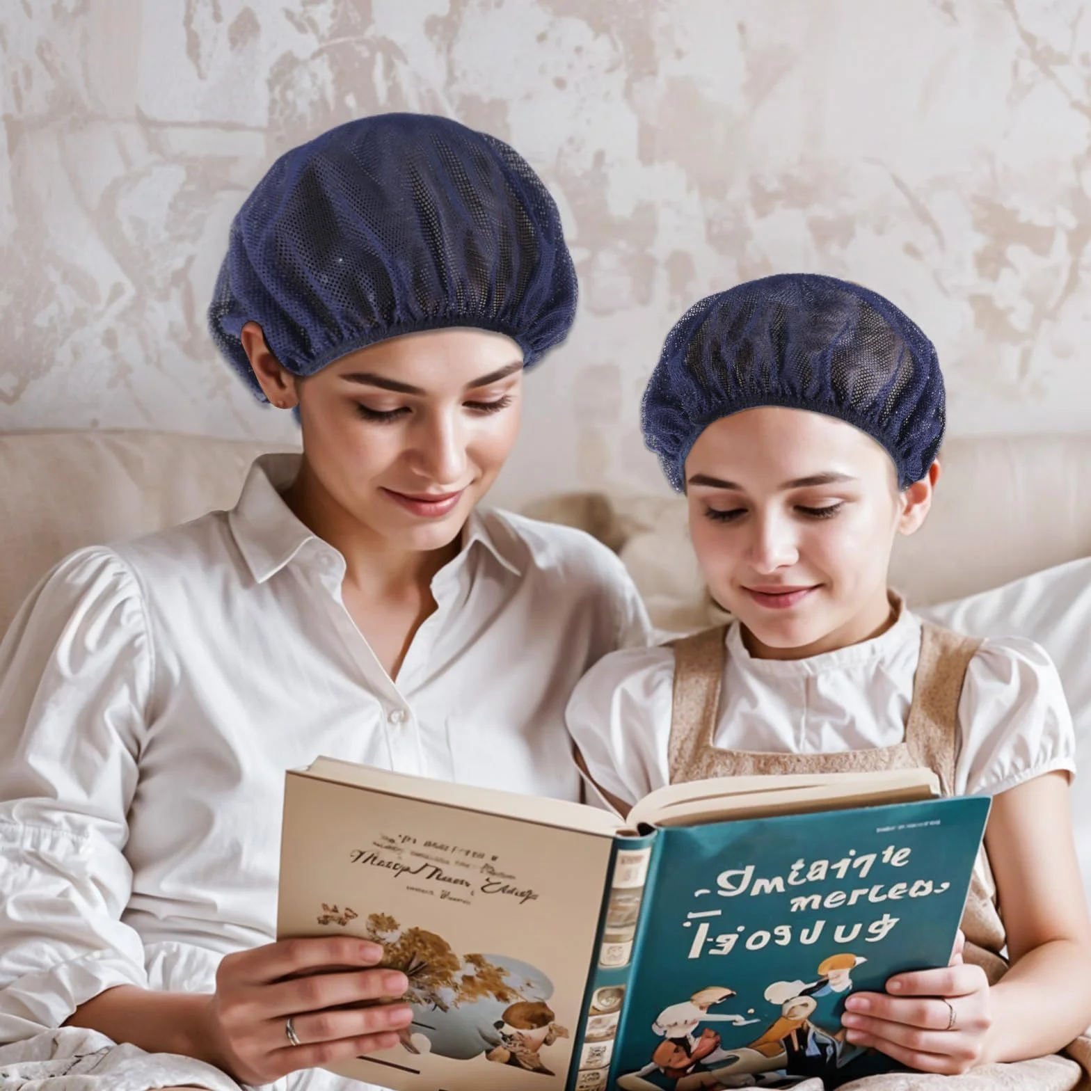 Jeffdad 6 retine per capelli per dormire riutilizzabili da donna