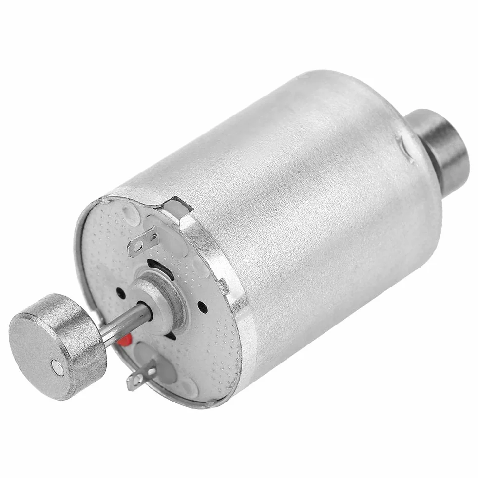 Motore di Vibrazione DC 12V Doppio Albero Coppia Elevata Motore Elettrico a Vibrazione Forte Motore a Vibrazione con 2 Ruote Girevoli Eccentriche