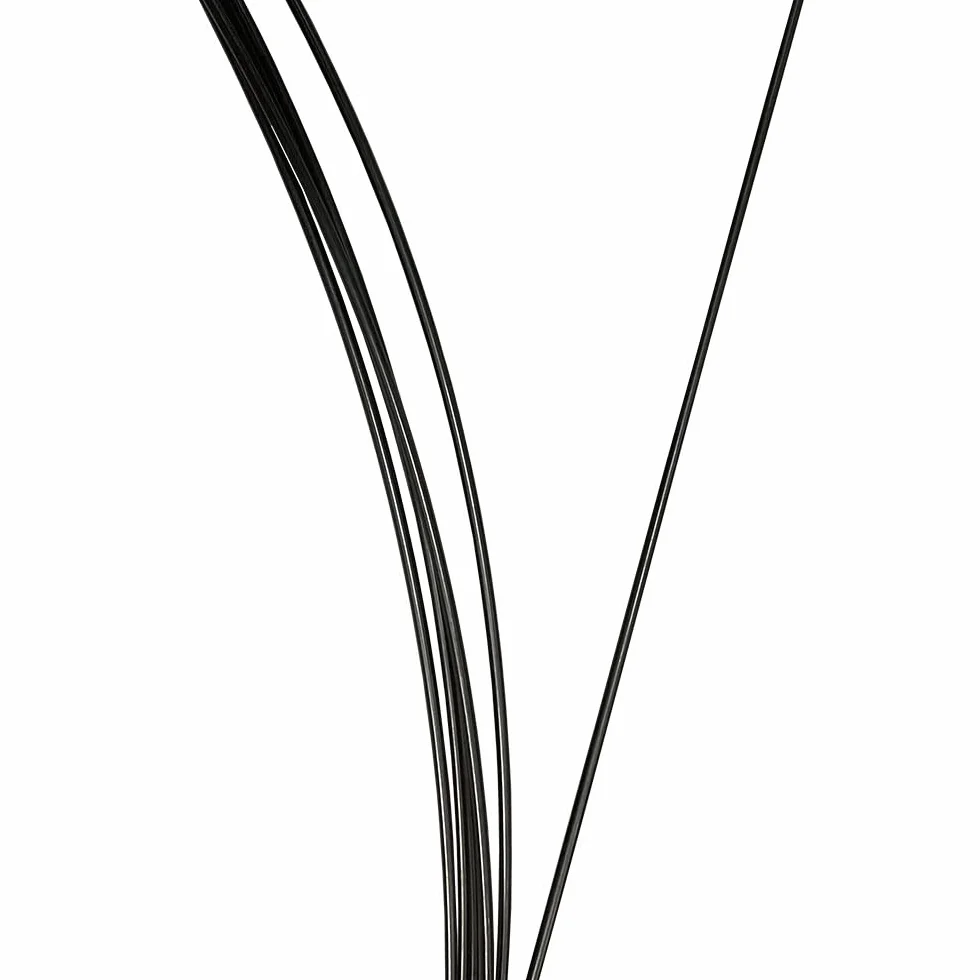 Filo dritto in lega di nitinol super elastico 0,1-1,8 mm nero 1 m