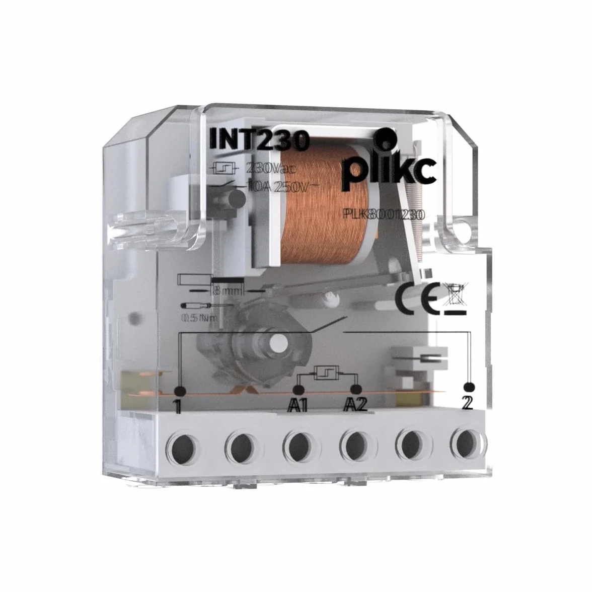 Plikc - Relè elettromeccanico ad impulsi (Interruttore 230V)