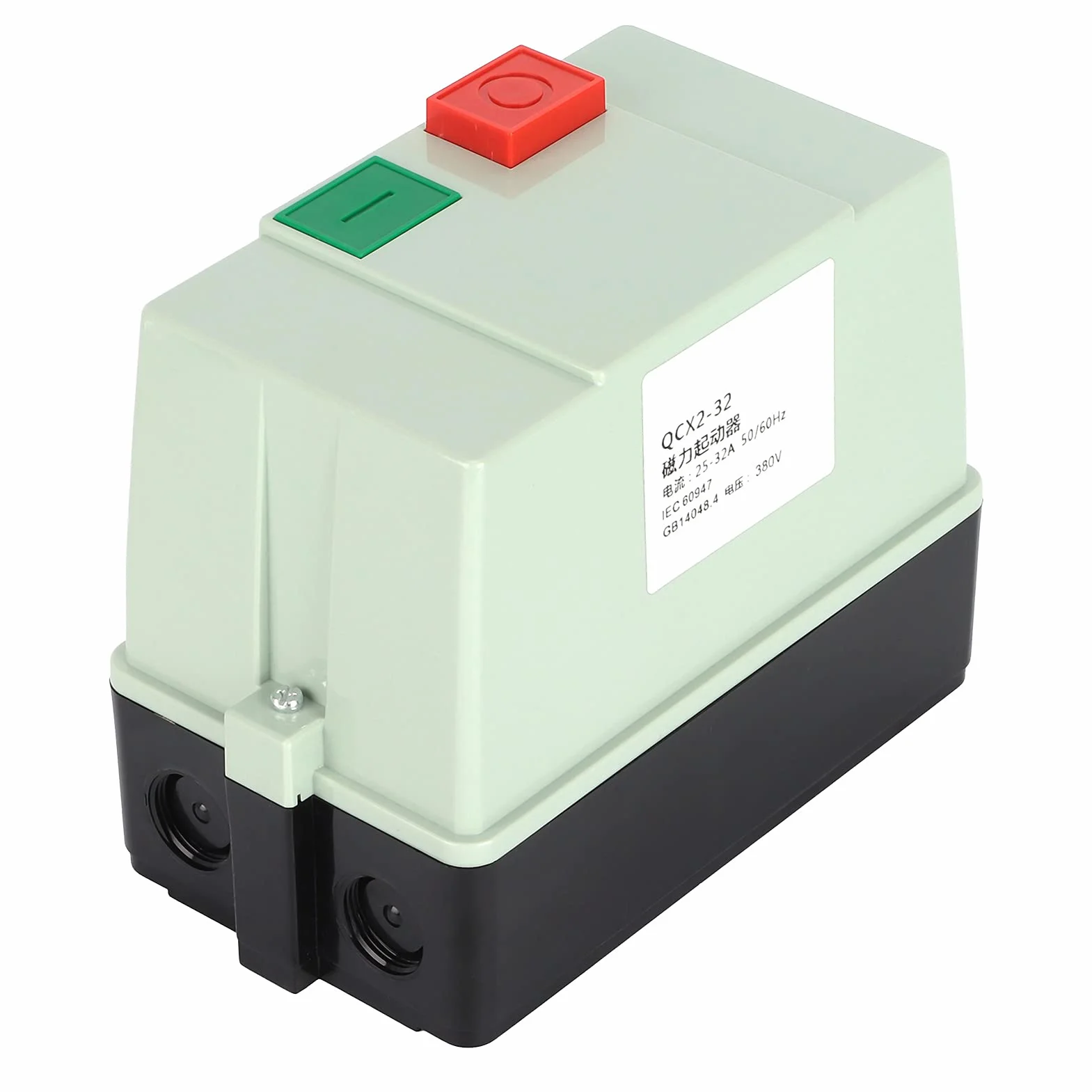 Avviatore Magnetico per Motore Asincrono Trifase, Interruttore Magnetico AC 380V 25-32A con Protezione Sovraccarico/perdita di Fase/guasto di Fase - Funzione di Avviamento Diretto