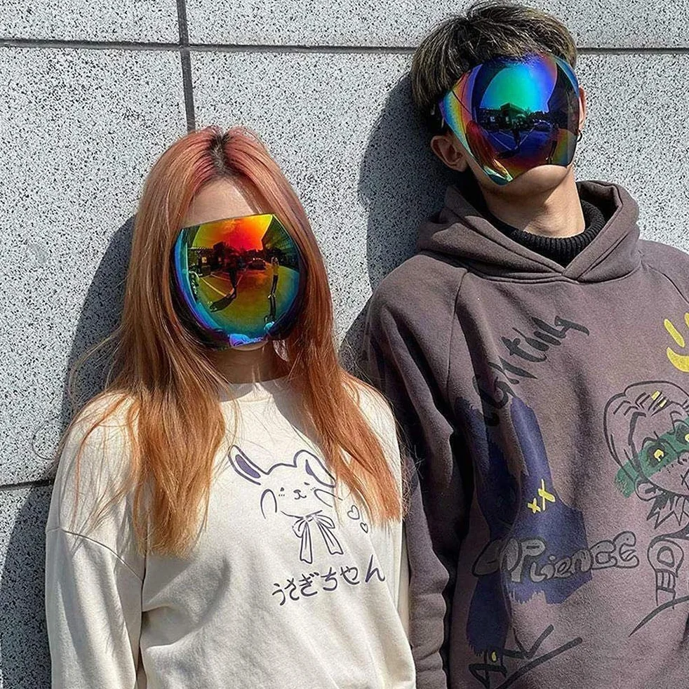 Gonetre Visiera Protettiva UV 400, Occhiali Protettivi Colorati Vernice Colorata Visiera per Occhiali da Sole Visiera, Pannelli Resistenti Ai Raggi UV Copertura Integrale Visiera