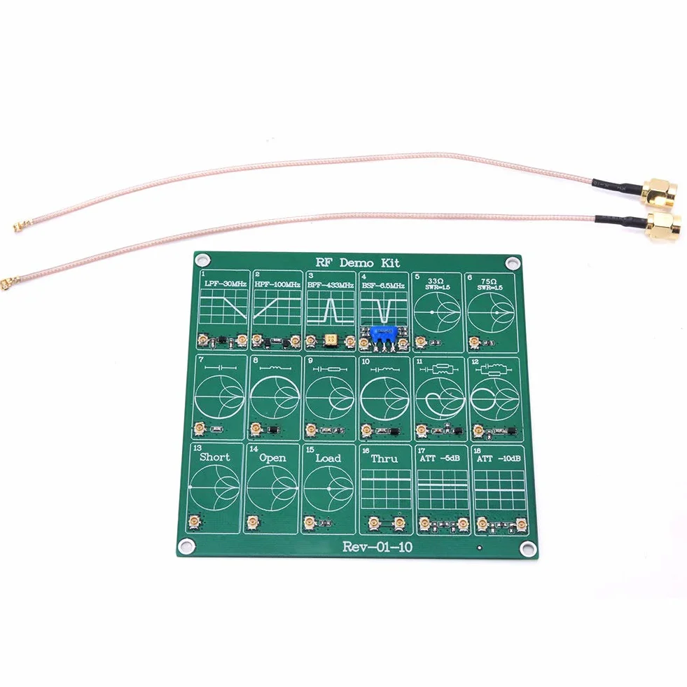 Kit Demo Rf, Scheda Analizzatore di Rete Attenuatore Filtro Nanovna Test Vna Modulo Test Vector Board Rf