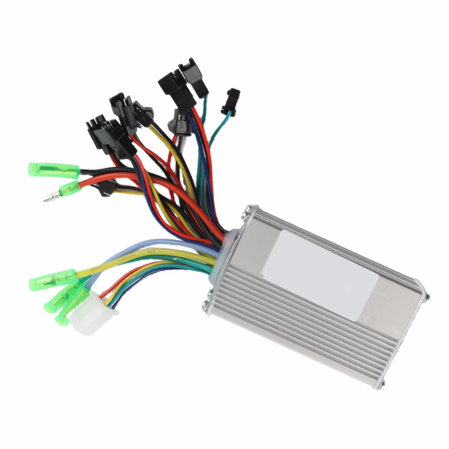 Controller Motore CC 36V 48V Controller Compatto e Durevole per Bici Elettriche con Cablaggio in Lega di Alluminio