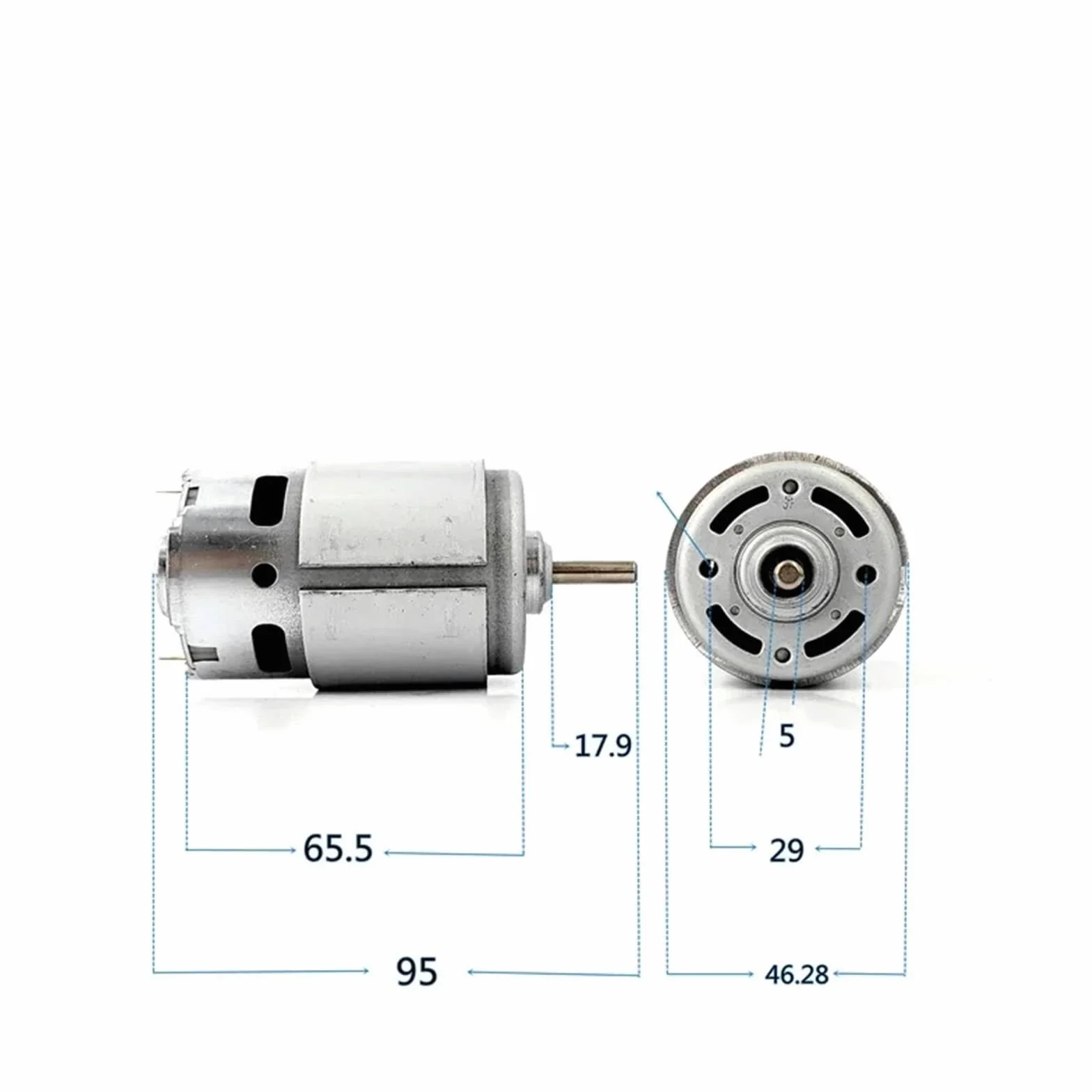 Motore RS-775 DC 18V-24V ad Alta velocità con Cuscinetti a Sfera, avviamento elettronico for Trapano Elettrico, utensile da Giardino Circolare