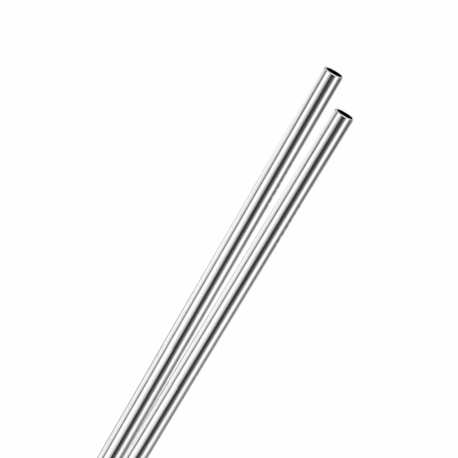 M METERXITY 2-Pz Tubo Acciaio Inossidabile 304 250mm, 5mm OD 0.2mm Spessore Parete Tubazione Acciaio Inossidabile Senza Saldatura per Costruzione, Tubo Dritto Metallo [5x0.01x10In]