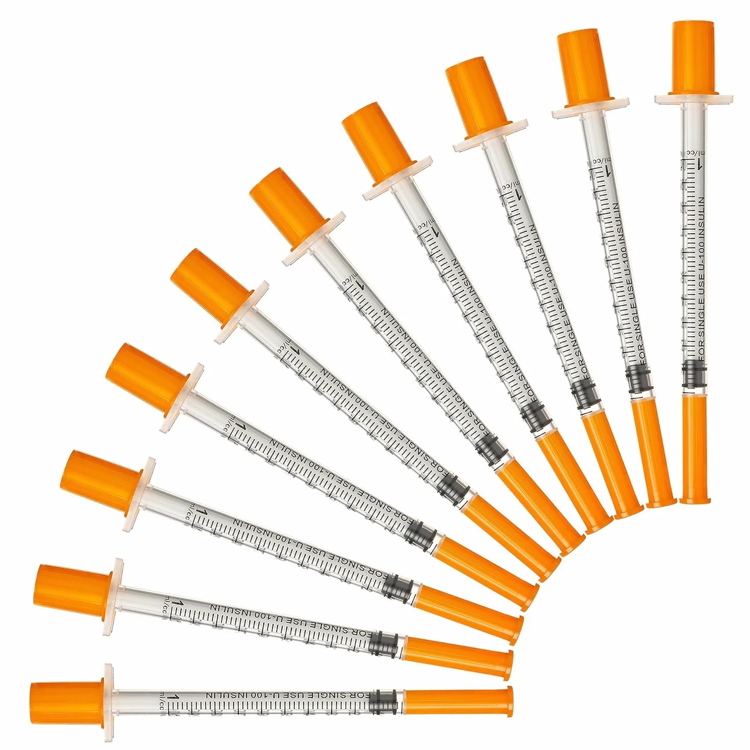 20/100 confezioni da 1ml 30G di plastica multiuso, in confezione singola (100 pezzi)