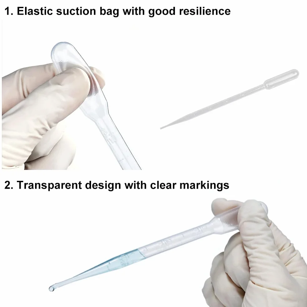 Piastra Petri,Petri Dishes,Piastra Petri in Plastica,Piatti Petri in Vetro, per Cultura di Laboratorio Lievito Batterico,10 con 2 Pipette di Trasferimento per Cultura di Laboratorio Lievito Batterico