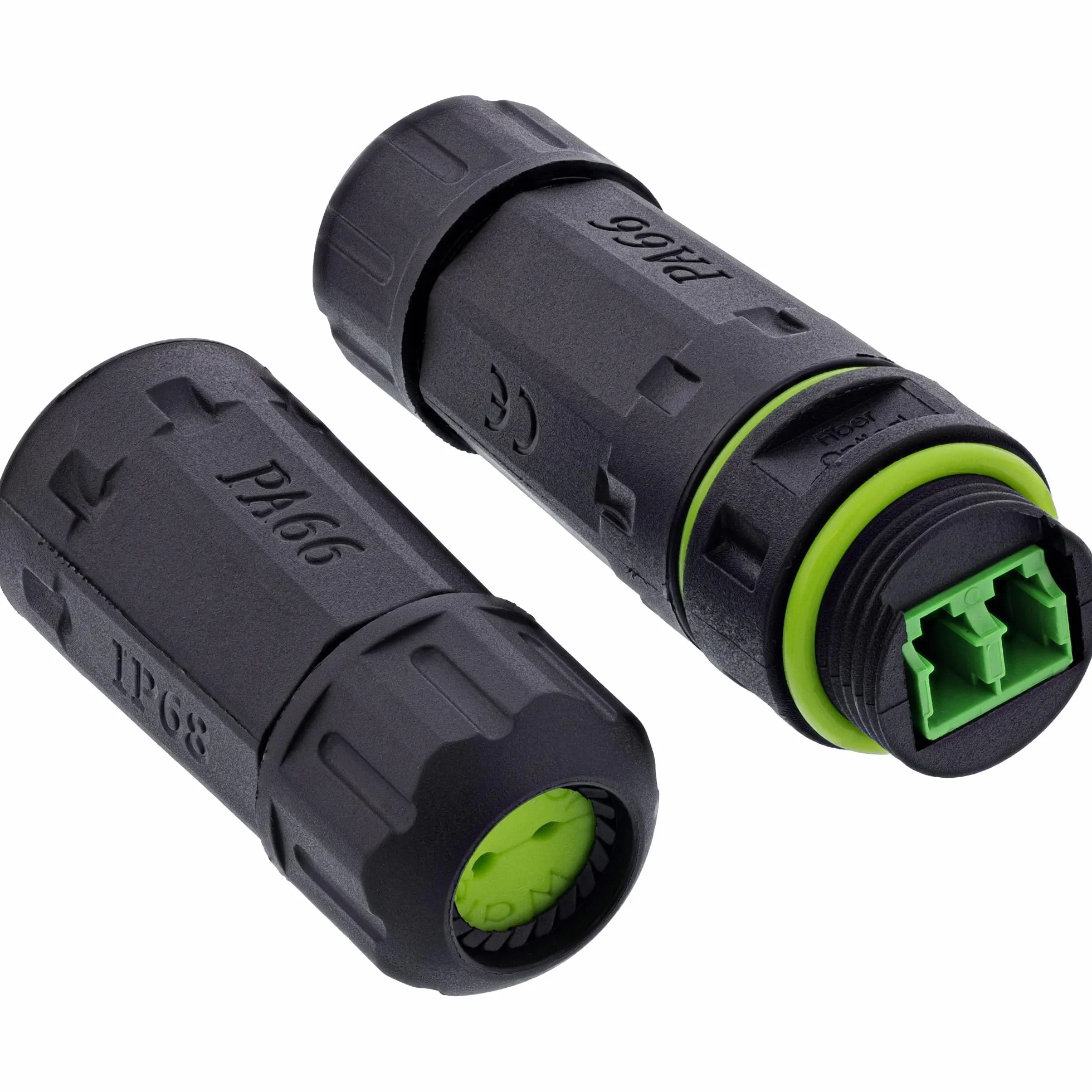 Inline Connettore in fibra ottica LC Duplex, IP68, impermeabile, connettore in fibra ottica esterna, singlemode, connettore LC LC per alloggiamento M20, 69927B