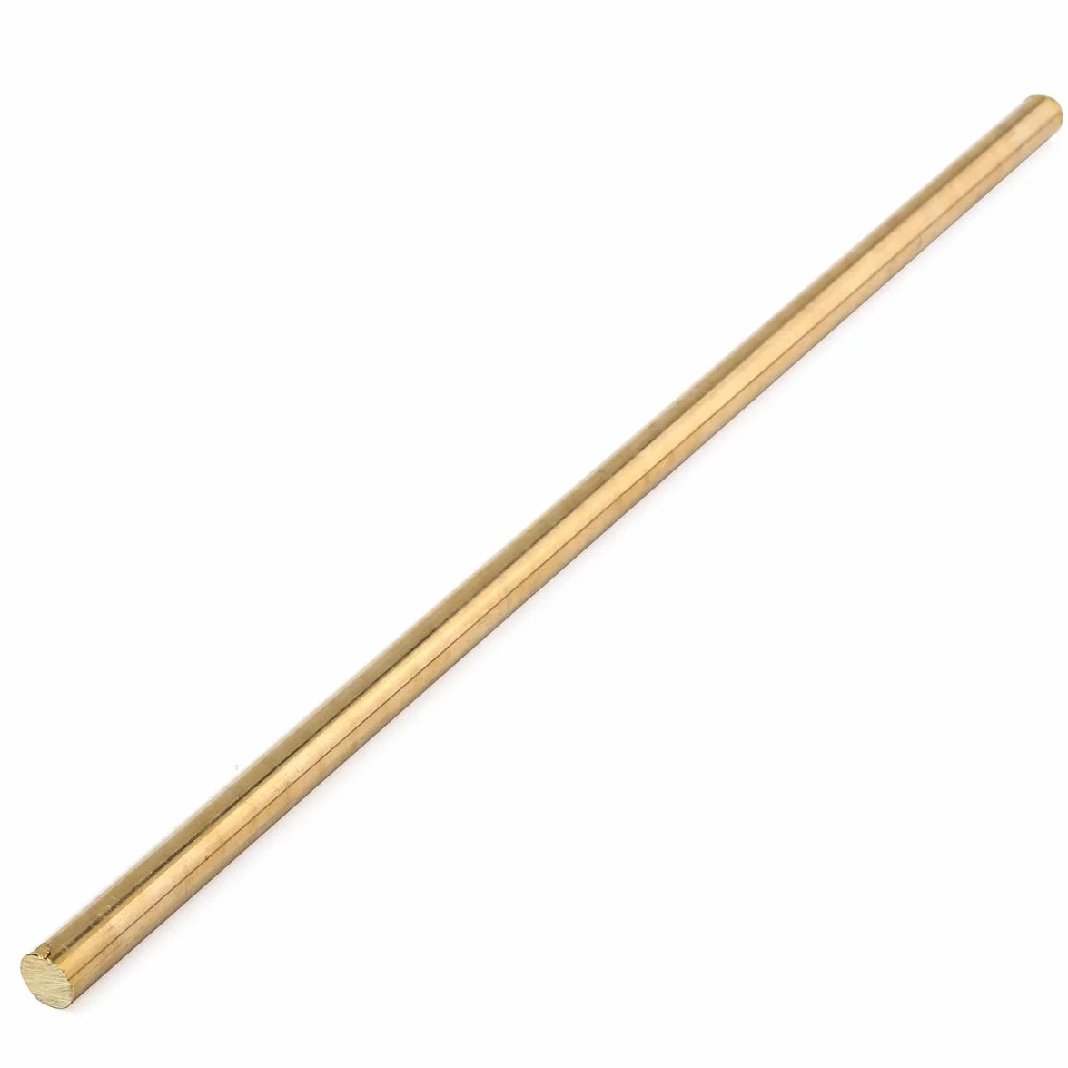 Ottone Rods in Ottone Massiccio per tondi del tornio della Barra Stock Saldatura 20inches Raw Materiali industriali,Diameter:1.2mm