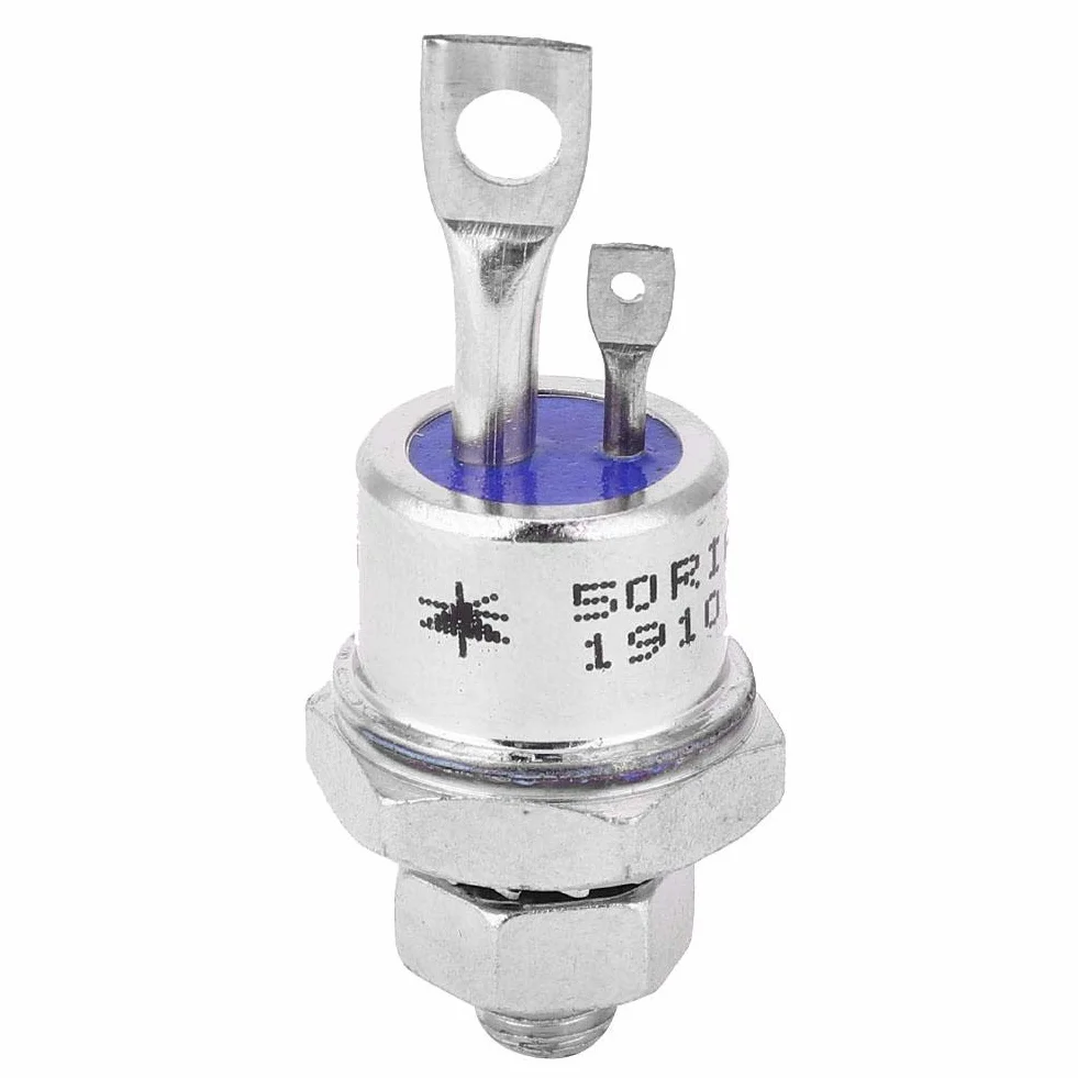 Tiristore SCR 50RIA120 50A 1200V raddrizzatore a bullone per controllo motore (2 pezzi)