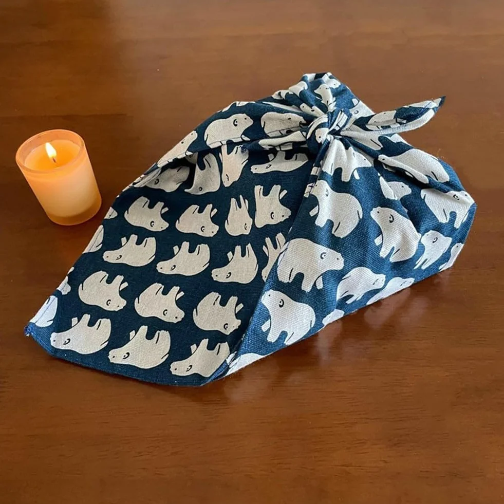 Confezione da 7 panni quadrati in cotone giapponese Furoshiki, 30 x 30 cm, tradizionali per avvolgere fai da te, trapunte, patchwork, ecologici, riutilizzabili