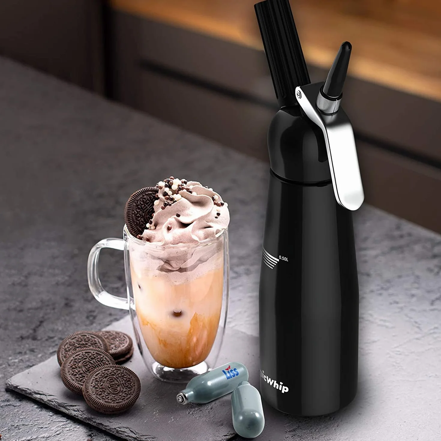 Liss 50 Lattine Ricarica Crema Sifoni