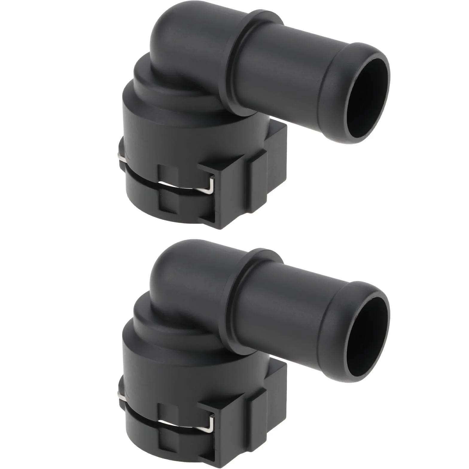 ECSiNG 2 pezzi flangia refrigerante 1K0122291H tubo raccordo per tubo refrigerante compatibile con VW compatibile con Audi