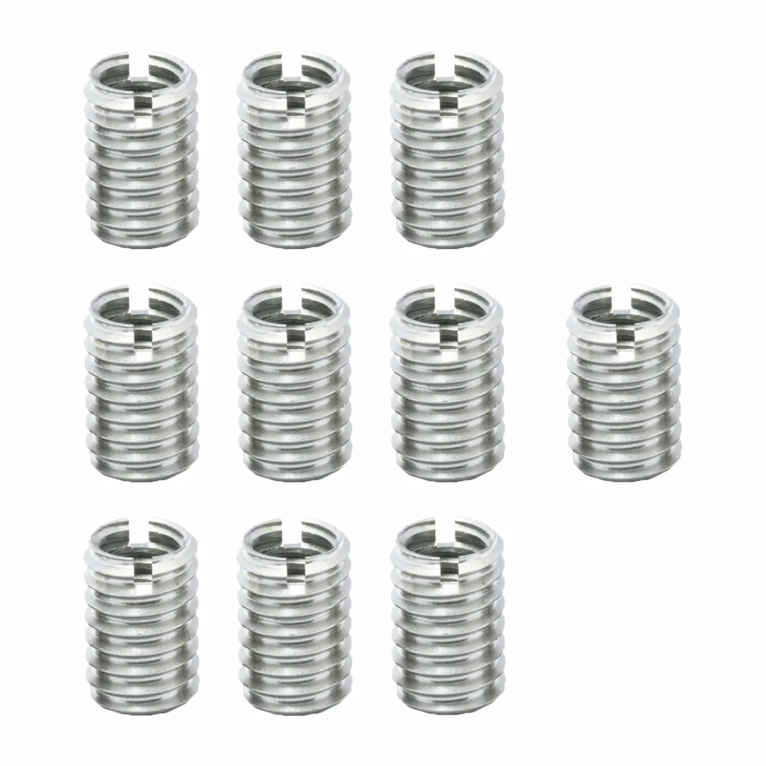Inserto de Roscas Acero Inoxidable M6 a M4 para Reparación de Roscas Automóviles Turbinas de Vapor