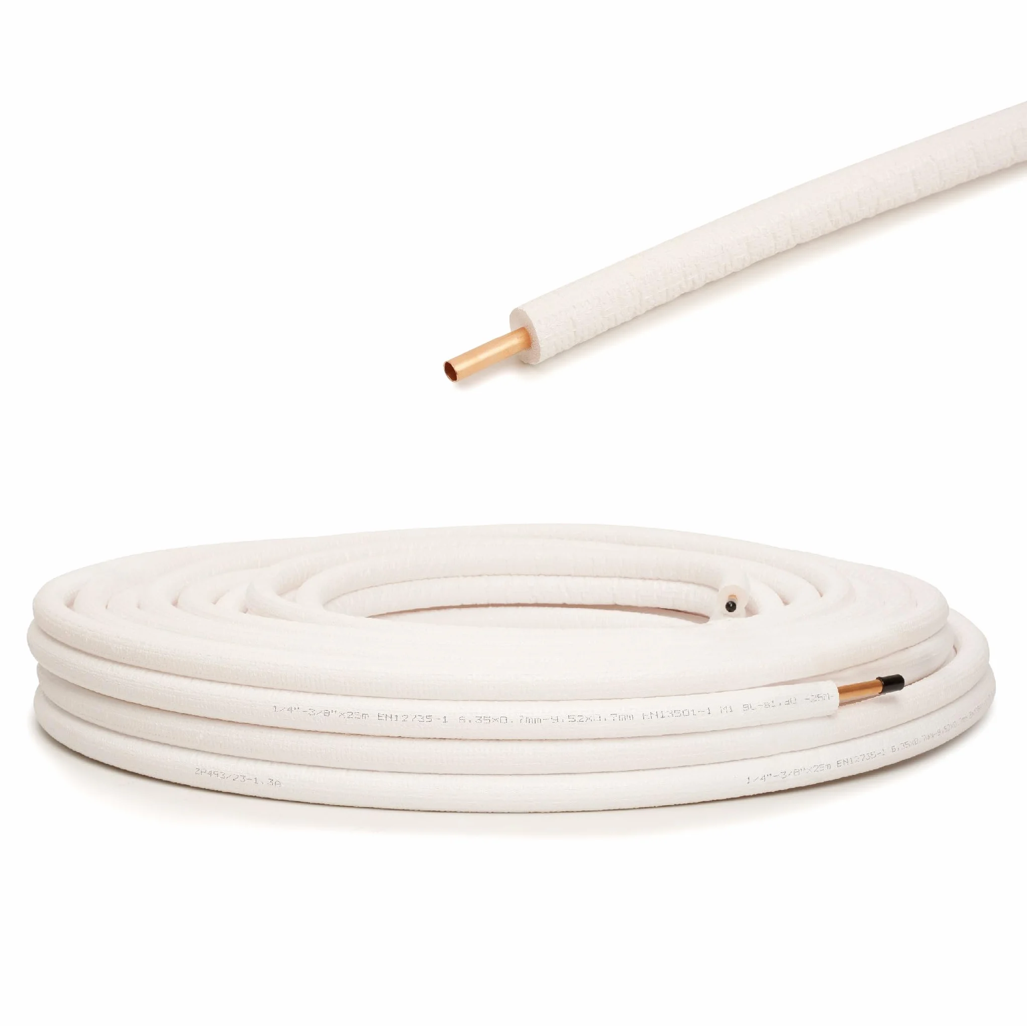 Cavo refrigerante 1/4" 3/8" 1/2" 5/8" tubo di rame isolato (3/8", 10 m)