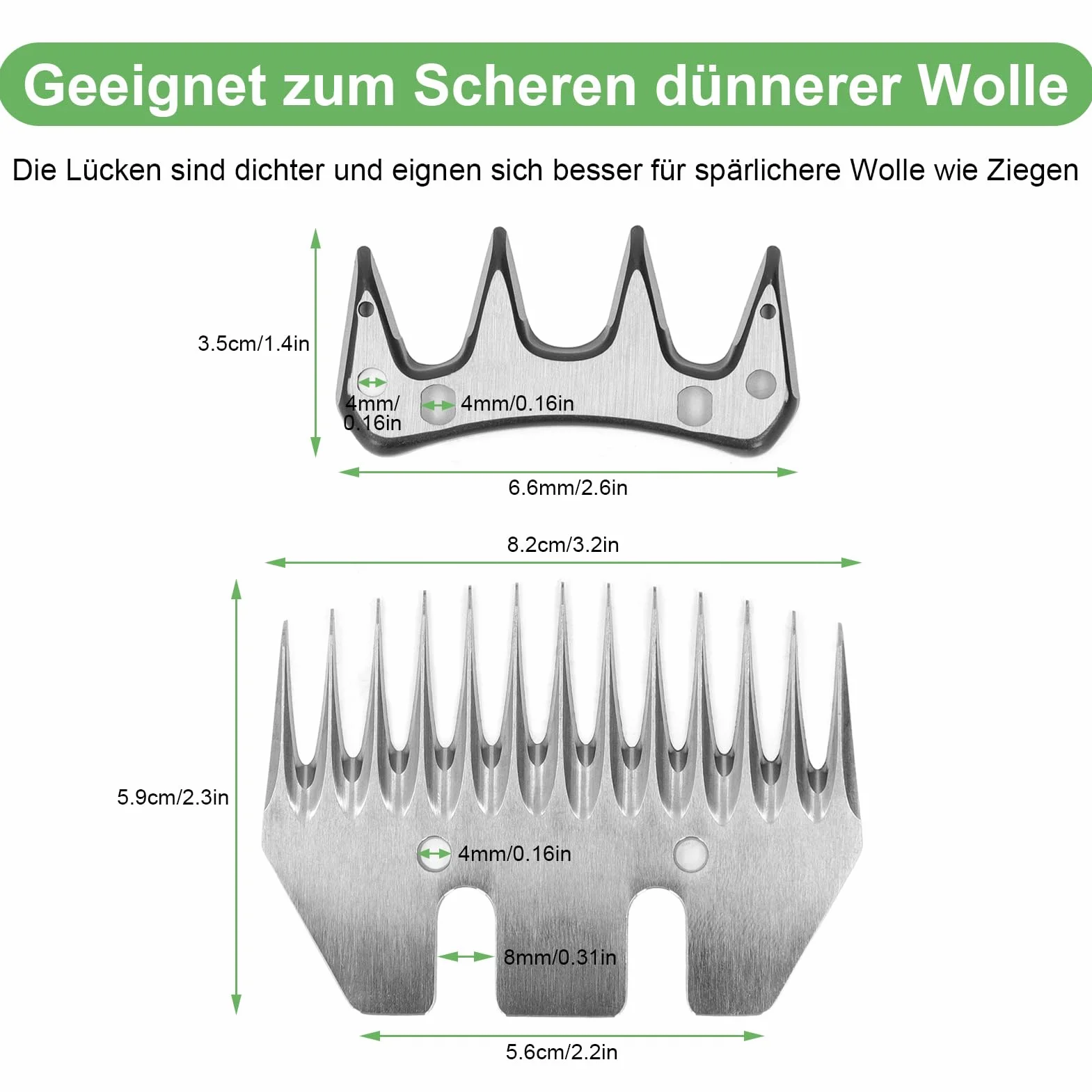 Lama per Tosare le Pecore 13 Denti Elettrica Professionale per Capre Ricambio