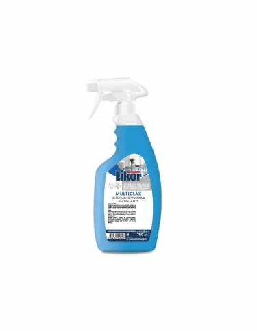 Detergente MULTIGLAX MULTIUSO 750 ML 6-PZ per pulizia specchi vetri superfici smaltate e cromate