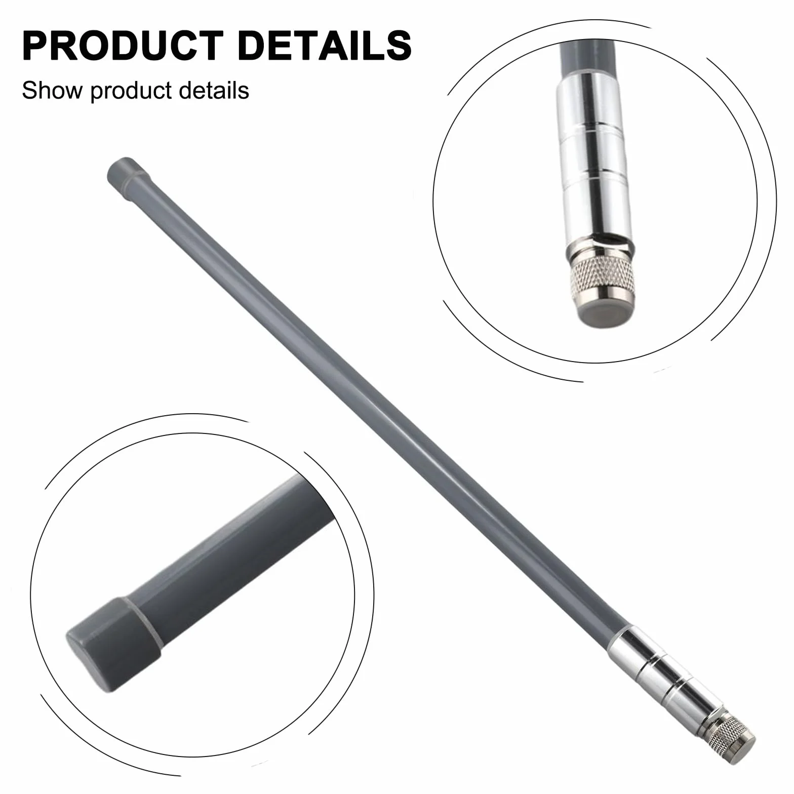 Kit antenna singola, antenna per LoRa da 12DBi 915 MHz 868 MHz, antenna ottimizzata a elio Omni in fibra di vetro