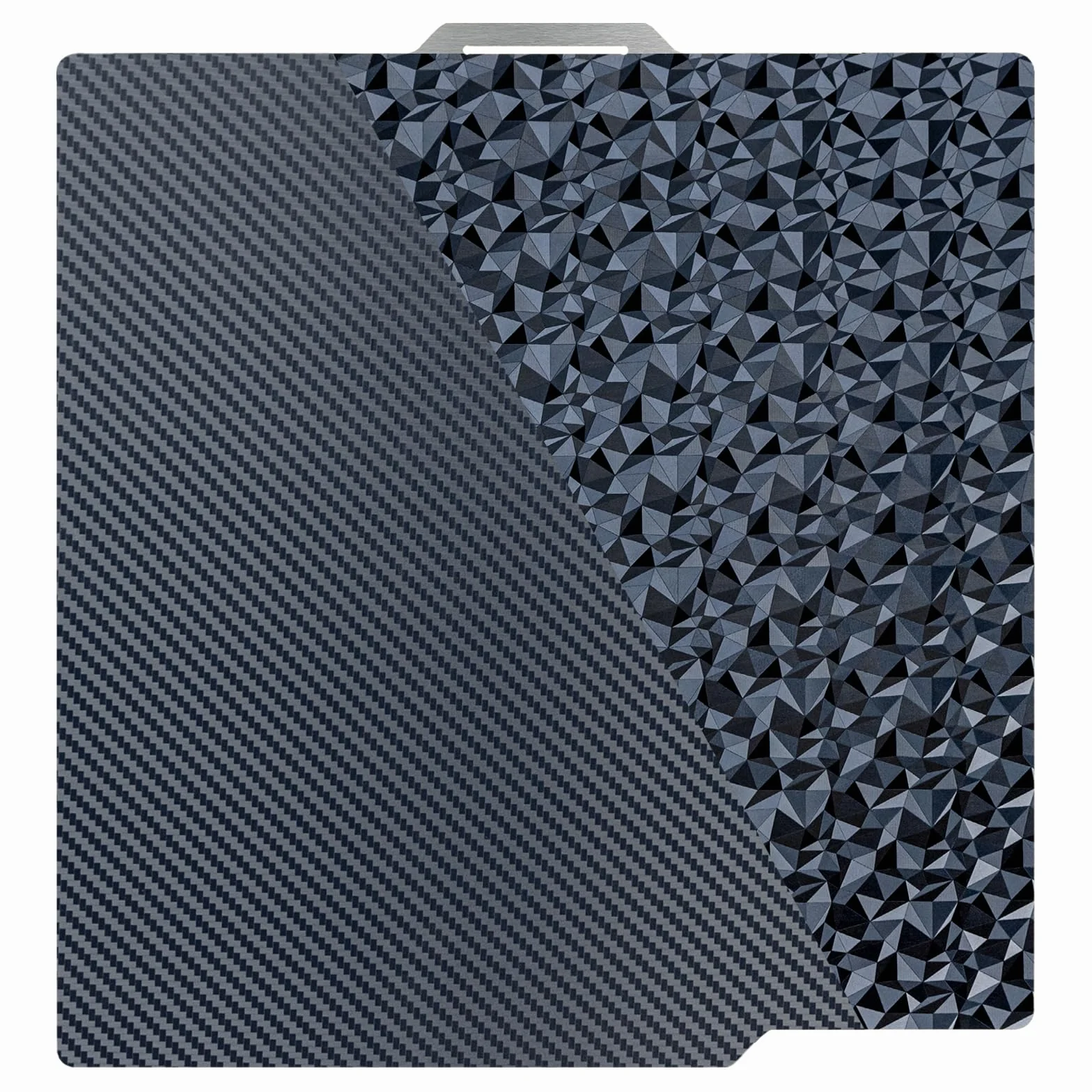 PEO (modello a diamante) & PET (modello in fibra di carbonio) Letto di stampa adesivo per stampante 3D compatibile con il laboratorio Bambu A1 P1P X1C 257mm
