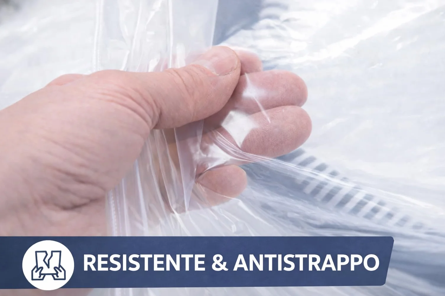 Pellicola protettiva 100 µm – Pellicola protettiva per mobili extra forte 4 x 5 m (20 m²) – trasparente e resistente agli strappi – pellicola protettiva per trasloco, pittura e mobili