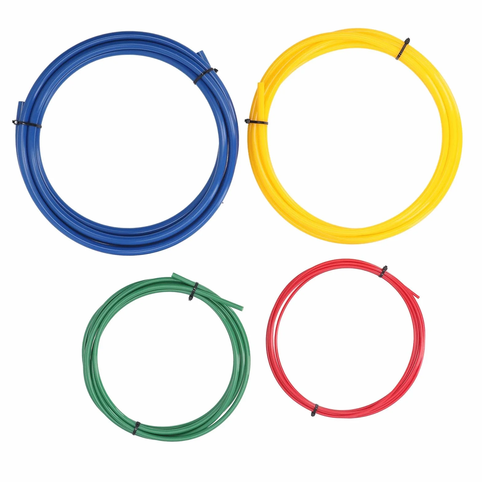 4 Pezzi Piegatubi per Tubi in Rame per Condizionatore D'aria 1/4in 3/8in 1/2in 5/8in Piegatubi per Tubi in Plastica PE Riutilizzabile Strumento di Piegatura per Tubi 4m / 13.12ft