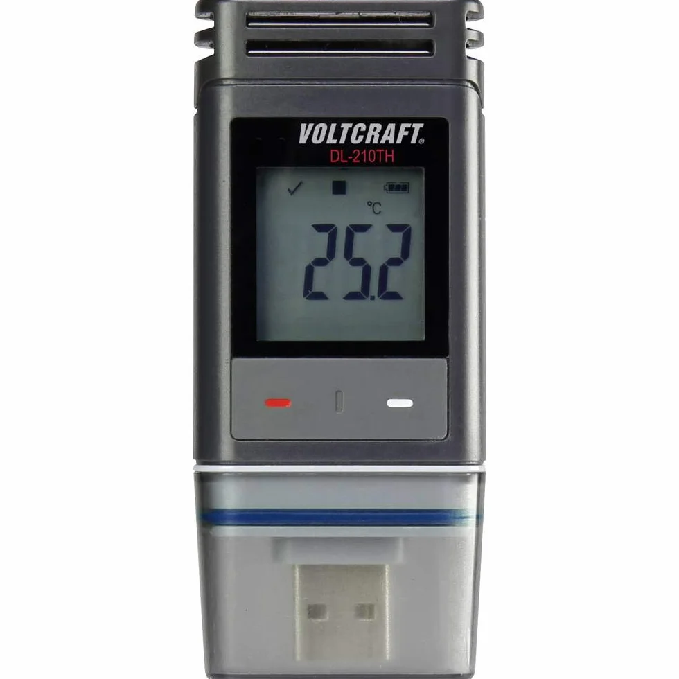 Registratore di dati di temperatura, Registratore dati di umidità VOLTCRAFT DL-210TH