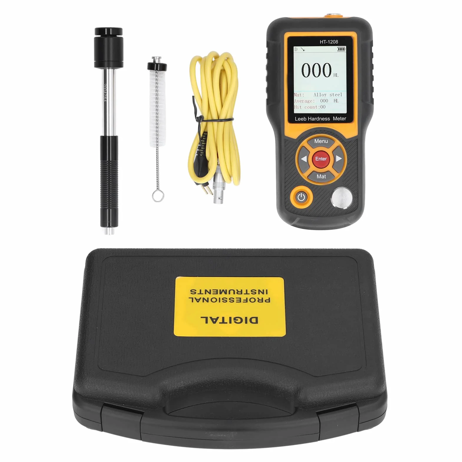 Tester di Durezza Durometro per Metalli 170-960 HL HRA HRB HRC HB HV HSD 40 Set di Dati