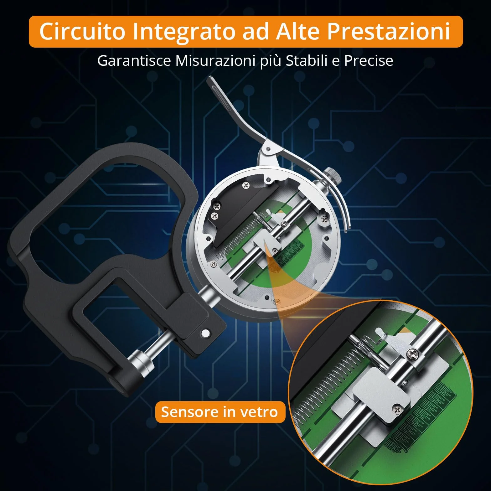 Neoteck Micrometro Digitale 0-12.7mm Risoluzione 0.001mm Calibro Spessore LCD Misuratore di Precisione
